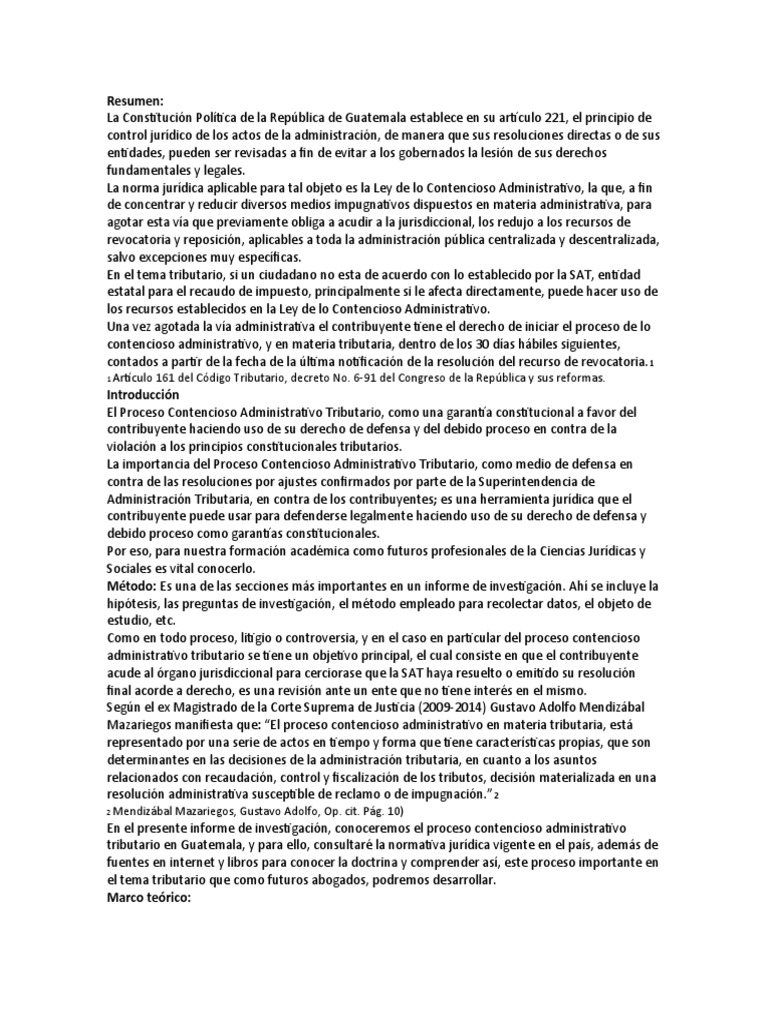 Resumen art culo 161 del c digo tributario decreto no 6 91 del