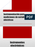 Instrumentación para Mediciones de Variables Eléctricas