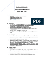 Campeonato Futbolito Ingeniería Civil Industrial 2023