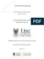 Impuestos de Orden Territorial: Brayan Leonardo Samacá Salas CODIGO: 201824130