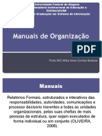 Manuais de Organização