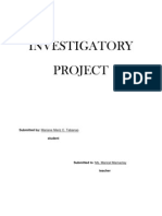 Investigatory