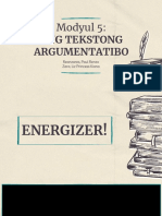 Tekstong Argumentatibo