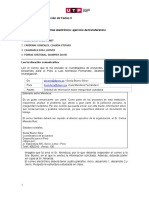 Comprensión y Redacción de Textos II Ciclo 2022-Agosto Semana 1, Semana 2 El Correo Electrónico: Ejercicio de Transferencia Apellidos y Nombres