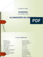 Filosofia As Dimensões Da Liberdade: Ce Benedita Jorge