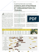 Concilier Strategie Et Organisation DU Travail: Lanification Des Cultures