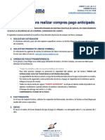 Instrucciones para Realizar Compras Pago Anticipado: 1. Solicitar Cotización