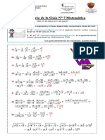 Iiº Matematica - Retroalimentacion Guia Nº7 y Guia Nº8 - 25 Al 29 Mayo