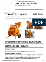 DYNAMIC 7p3 14.0HP - IMPORTACION DE EEUU A PERU