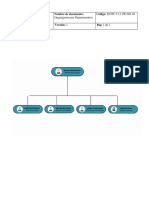 Organigrama Por Departamentos: Nombre de Documento: Código: ECOT-5.3.1-PE-001-04