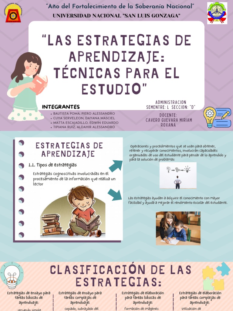 Estrategias y Técnicas de Estudio Efectivas | PDF | Aprendizaje ...