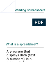 Understanding Spreadsheets