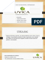 Contabilidad UVICA - Proyecto sobre la empresa agrícola UVICA SAC