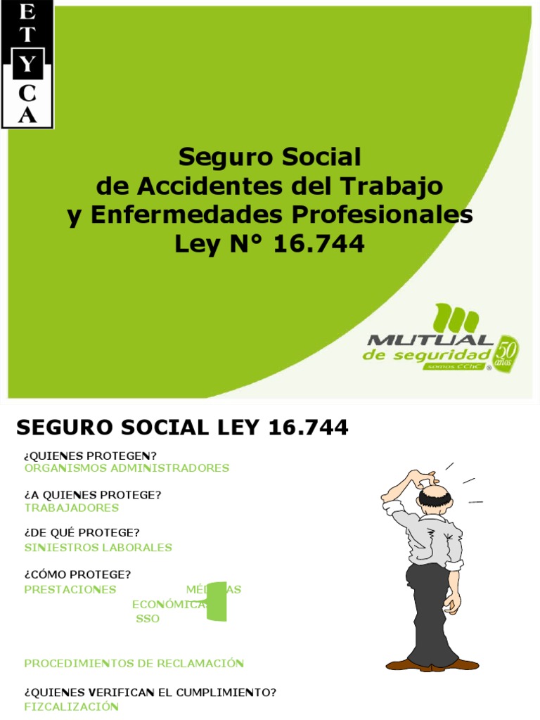 Presentaci n ley 16 744 pdf trastorno mental