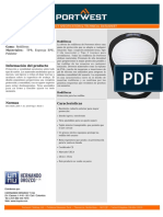 KP50 - Rodillera Non-Marking: Product Specification & Technical Datasheet