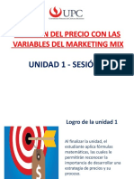 Relación Del Precio Con Las Variables Del Marketing Mix