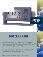 Measure Ship Speed with Doppler Log