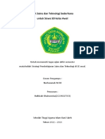 UAS Sains Dan Teknologi - Hafidzah Khairunnisa