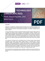 Strategic Technology Landscape 2023 - Risks, Opportunities, and Wild Cards
