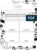 Evaluación Formativa 5to Basico