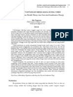 Hypodermic Needle Theory Uses and Gratification Theory: Peluang Dan Tantangan Media Massa Di Era Cyber (Perspektif Dan)