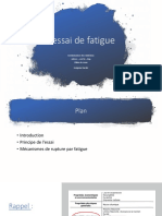 L'essai de Fatigue: Connaissances Des Matériaux 1051-1 - AUT B - 50p Slides de Cours Grégoire Merlot