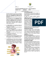 Institucion Educativa Monseñor Diaz Plata Guia de Estudio #6 AREA: Biología GRADO: Sextos PERIODO 2 FECHA