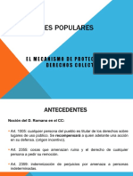 Las Acciones Populares: El Mecanismo de Protección de Los Derechos Colectivos