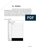 Job Ranking Hierarchy Evaluation