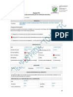 Anexo N°1: Ficha de Postulación para La Institución Educativa