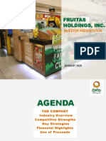 Fruitas Holdings Inc. Company Presentation 2020