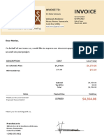 02 Invoice - Schematic Plans Payment