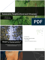 Sustainable Neighborhood and Urbanism