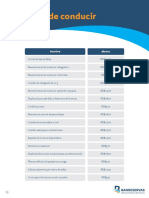 Licencia de Conducir: Servicios