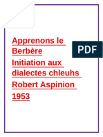 Apprenons Le Berbère - Robert Aspinion - 1953