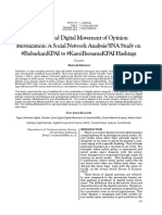 Hashtags and Digital Movement of Opinion Mobilization: A Social Network Analysis/Sna Study On #Bubarkankpai Vs #Kamibersamakpai Hashtags