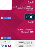 La Información Del DANE en La Toma de Decisiones Regionales: Ibagué - Tolima