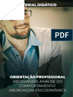 Orientaçao Profissional - Abordagem Analise Do Comportamento e Abordagem Psicodinâmica