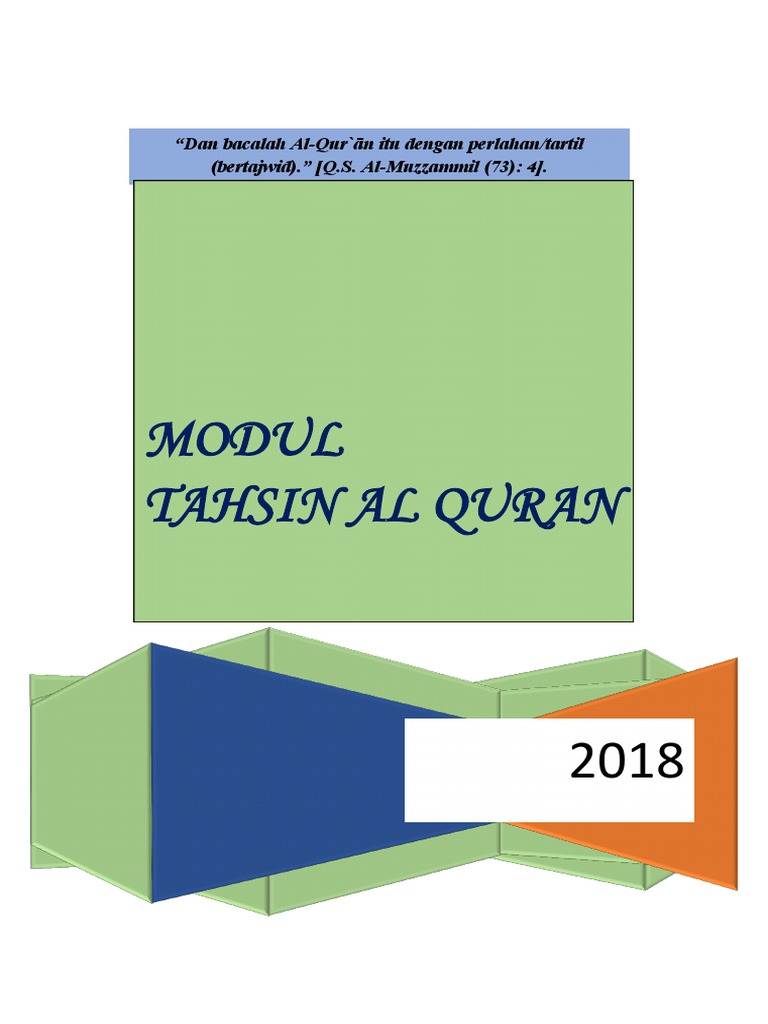 Modul Tahsin Al Quran: - Muzzammil (73) : 4) | PDF