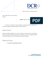 Memo Obligaciones Patronales