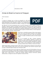 Armas Do Brasil Na Guerra Do Paraguai - Armas On-Line