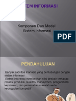 Komponen Dan Model Sistem Informasi