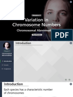 Module 3 - Chromosomal Abnormalities