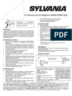 Manual de Instalación Luminaria de Emergencia Salida Doble Spot