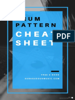 Drum Pattern: Cheat Sheet