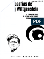 FERRATER MORA, J. & Et All - Las Filosofías de Ludwig Wittgenstein (OCR) [Por Ganz1912]