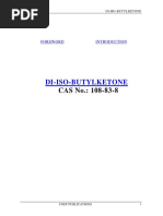 Diisobutyl Ketone (DIBK) Data Sheet | PDF | Water | Evaporation