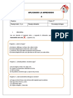 Aplicando Lo Aprendido4 2° Básico Ciencias