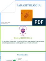 Parasitología: Prof. Dra. Noemí Zárate Bioq. Patricia Cano