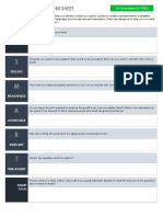 IC SMART Goals Worksheet Template 10791 - PDF